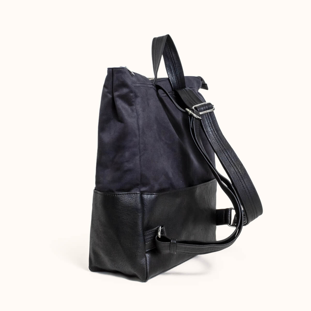 Charcoal Metropolitan Backpack | Black backpack | Vegan bag | Lee Coren