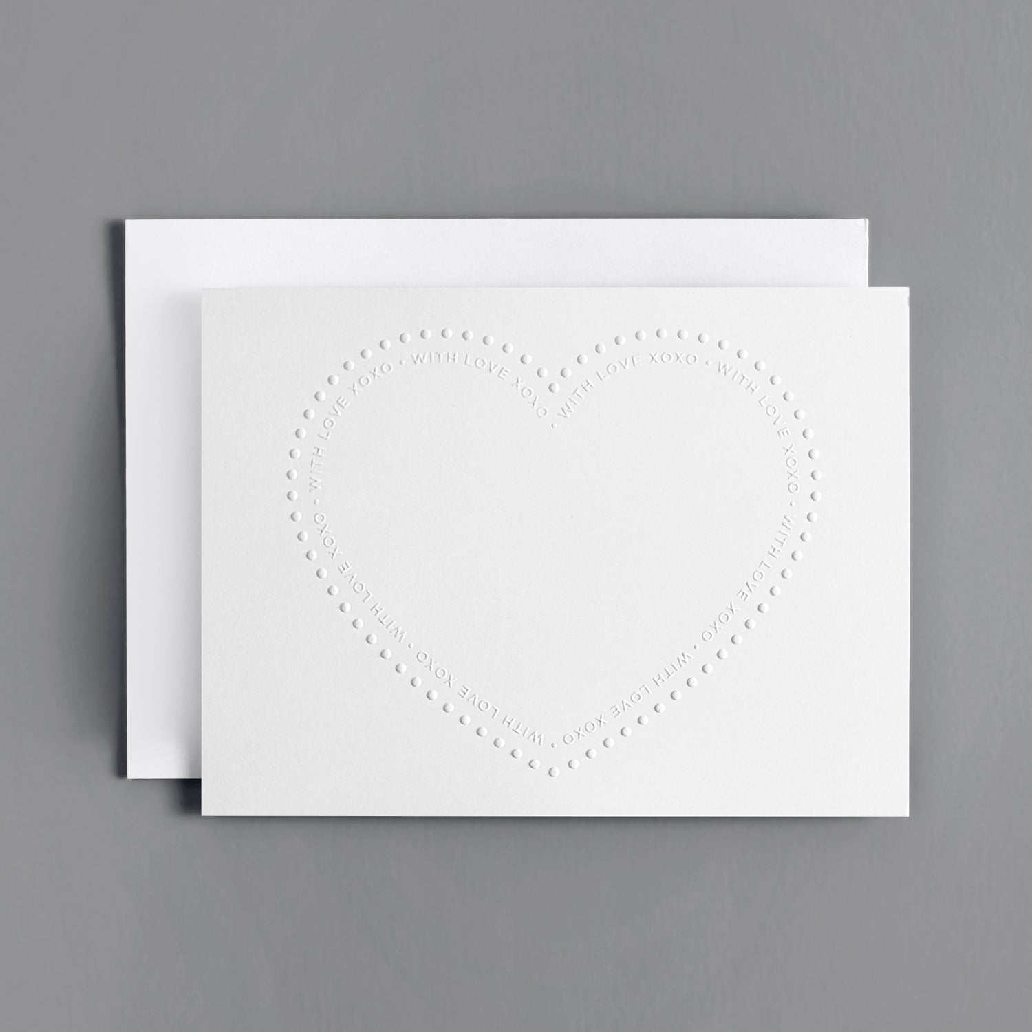 With Love' Notecard | Embossed Card | Lee Coren