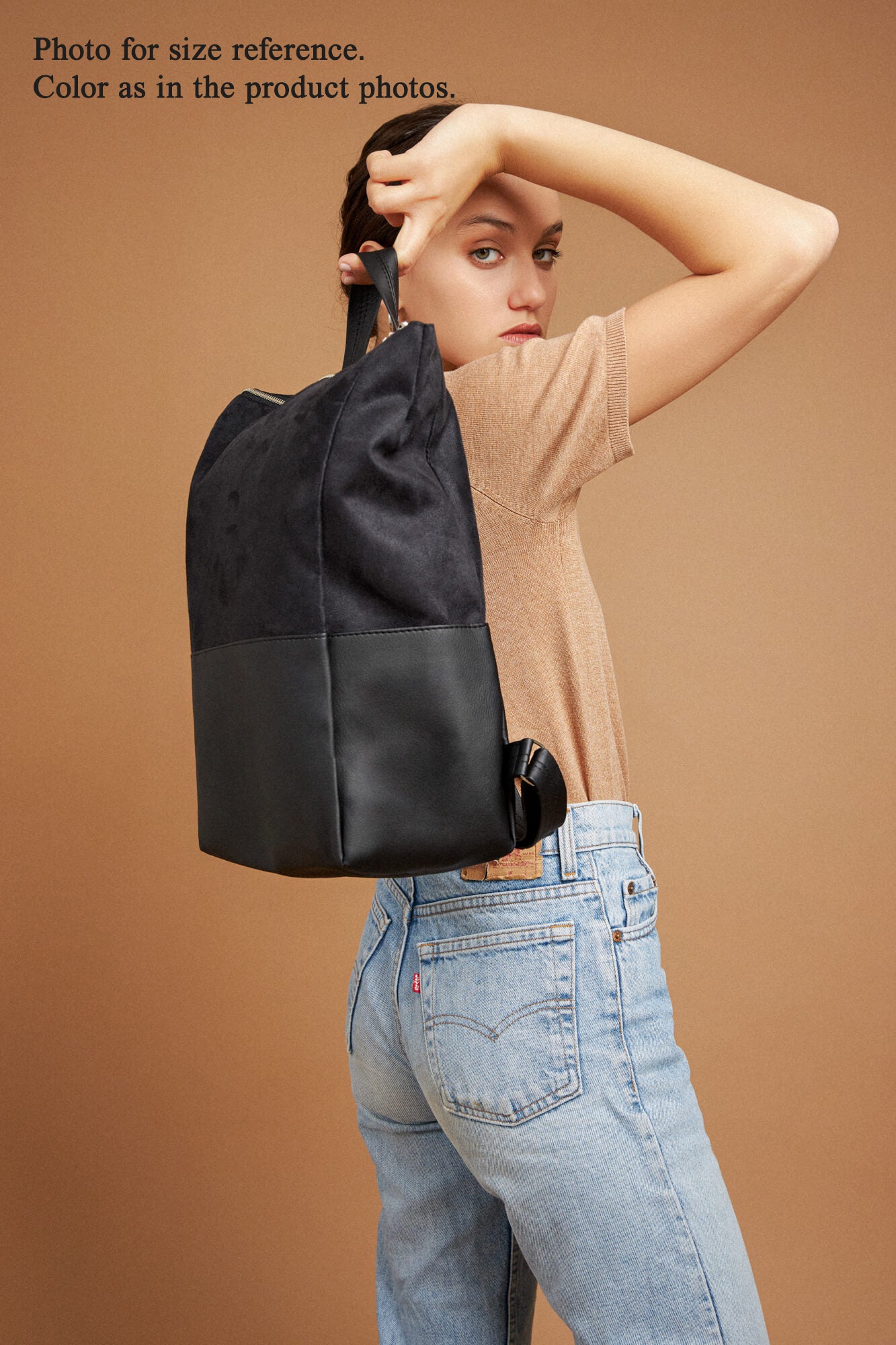 Charcoal Metropolitan Backpack | Black backpack | Vegan bag | Lee Coren