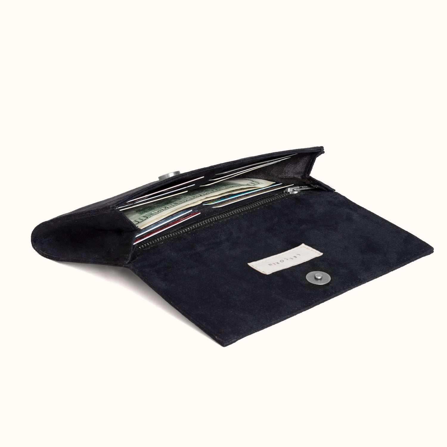 Confetti Wallet | Large Minimal Wallet, Midnight | Lee Coren