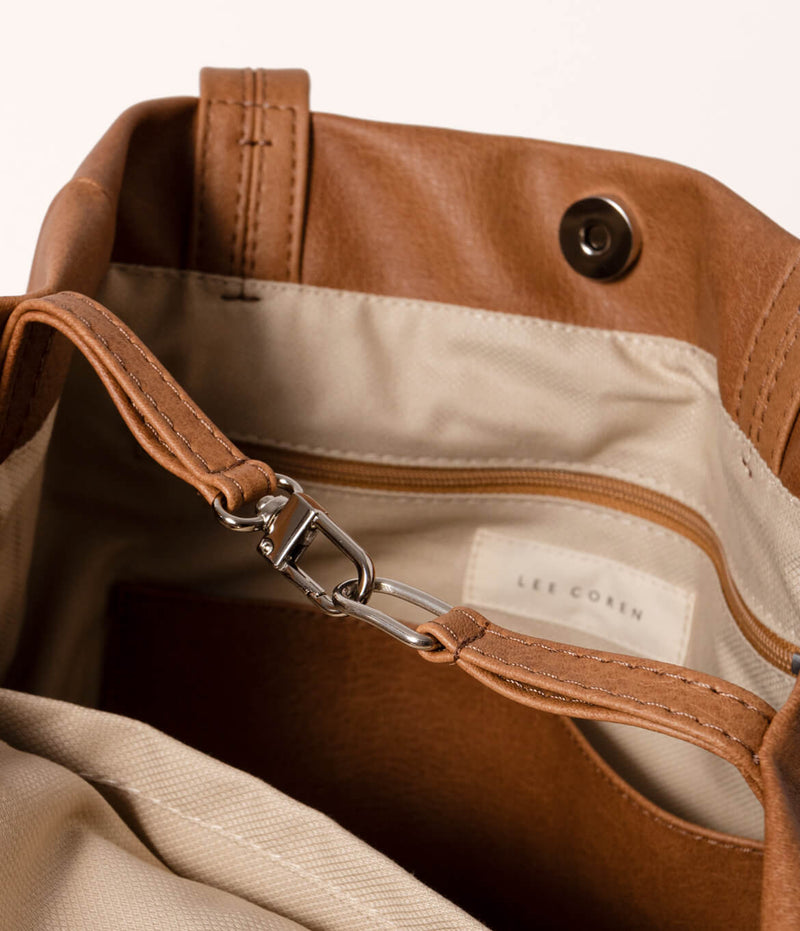 Camel tote bag | Shopper bag | Mezzo Tote Bag, Camel | Lee Coren